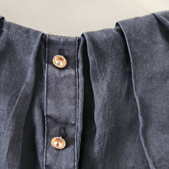 TED BAKER | Silk Dress Pencil Embellished Sleaves US Sz 2 - Picture 8 of 11